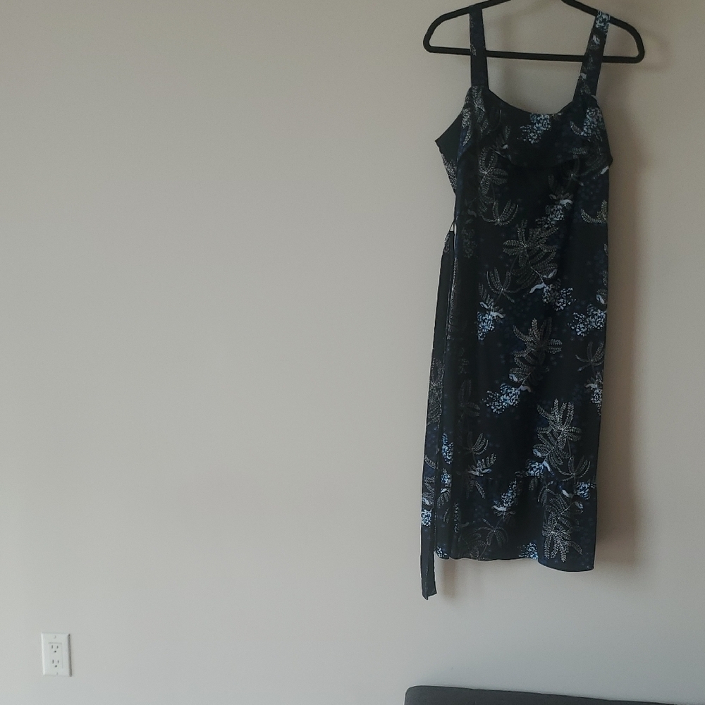 Elegant Black Floral Dress